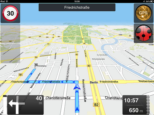 Skobbler GPS Navigation 2 - iPad